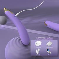 Auberginen-Vibrator für Frauen Starke Vibration USB-Aufladbar IPX7 Wasserdicht 9 Frequenzen Erwachsenen-Spielzeug Individuelles Logo OEM ODM