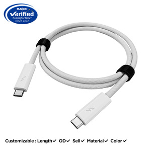 OEM New Arrival 80Gbps 16k usb5 Cáp Sét 5 240W siêu nhanh sạc cáp dữ liệu với Type-C PVC Áo khoác bện che chắn - Product Image 4