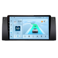 Lecteur radio android de voiture à puce sans fil 5G WIFI 6 pour BMW X5 E39 1996-2003 dvd navigation GPS BT5.4 a Auto sans fil Carplay