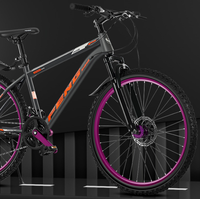 Freins à disque avant et arrière, 27 vitesses, roues de 26 et 24 pouces, cadre en acier à haute teneur en carbone, suspension avant, tout-terrain, pour étudiants, VTT