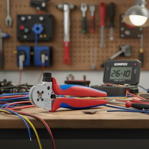 Alicates de crimpado de cables Knipex 0.14-6 mm con pantalla digital AWG 26-10 - Product Image 2