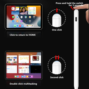ปากกาสไตลัสแม่เหล็ก Smart Palm Rejection สำหรับ <span class=keywords><strong>iPad</strong></span> ชาร์จแบบ Dual-Mode ไร้สาย พร้อมที่เก็บข้อมูล แกนทองแดงเต็มรูปแบบ รับผลิตแบบ ODM OEM - Product Image 4