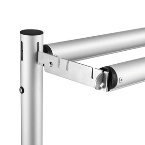 حامل خلفية مستطيل قابل للتعديل للزفاف، طقم أنابيب ثقيلة مع ستائر، إطار ألومنيوم لخلفية الصور وجدار الزهور - Product Image 4