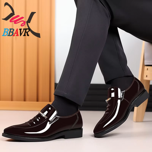 Zapatos de Negocios para Hombre 2026, de PU, Casuales de Verano, Transpirables, con Suela Suave, Punta Reforzada de Cuero, Duraderos y Fáciles de Poner - Product Image 3