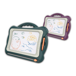 プラスチック製DIYカラフルな消去可能な落書き絵画ボード子供描画ライティングボードおもちゃ - Product Image 1