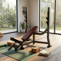 Ensemble complet d'équipements de musculation professionnels à charge sélective par poulie pour club de fitness