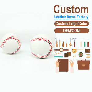 Balles de baseball officielles de ligue professionnelle lestées sur mesure en cuir pour l'entraînement - Product Image 1