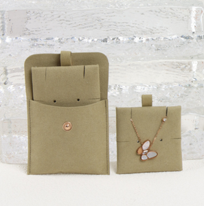 กระเป๋าเครื่องประดับไมโครไฟเบอร์แบบสากล-ดีไซน์หรูหราสำหรับสร้อยคอเงินกำไลแหวนเครื่องประดับกล่องเก็บเครื่องประดับระดับพรีเมียม - Product Image 4