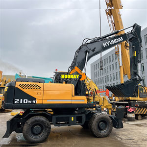 Excavadora Coreana Usada Hyundai 210w-9 de 21 Toneladas, Excavadora de Ruedas Hyundai 210w-9 en Venta, Excavadora de Segunda Mano Hyundai 210w-9 - Product Image 4