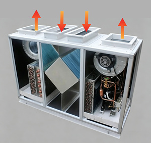 Système de ventilation à récupération de chaleur à plaques (HRV) avec Modbus RTU pour intégration BMS, idéal pour bureaux et écoles - Product Image 6