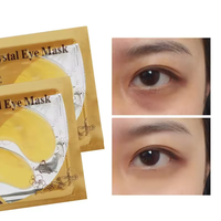 Patchs pour les yeux en silicone au collagène et or 24 carats, anti-rides et anti-âge, avec épaisseur accrue, pour tous types de peau, marque privée, vente en gros