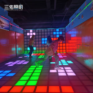 Pista de Baile LED Interactiva Activa con Más de 300 <span class=keywords><strong>Juegos</strong></span>, 30x30cm, Parque Infantil Interior con Iluminación, Directo de Fábrica - Product Image 5