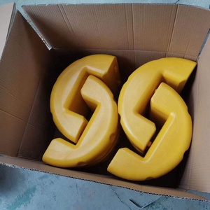 Rào cản giao thông có thể thu vào đóng mở HDPE Thùng cao su cơ sở giao thông có thể thu vào giao thông rào cản 900mm - Product Image 3