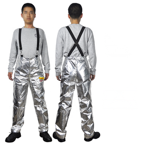 Combinaisons industrielles résistantes à la chaleur pour la fusion des métaux Fibre aramide aluminisée résistante à 500 degrés Celsius combinée à une feuille d'aluminium - Product Image 6