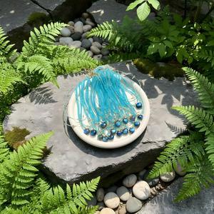 Nouvel Arrivage Pendentif artisanal de haute qualité en Apatite bleue avec cœur en Labradorite à fort éclat, <span class=keywords><strong>pierre</strong></span> de guérison spirituelle de qualité supérieure - Product Image 6