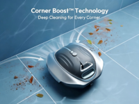 Nettoyeur de piscine robotisé intelligent sans fil Wifi pour piscine familiale en fibre de verre enterrée, avec fonction de nettoyage des parois