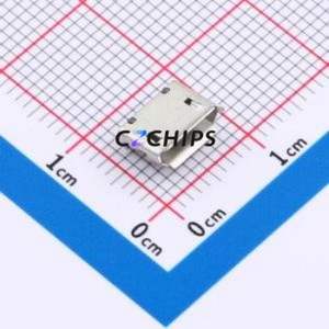 XUDF-0431-12 USB Connector SMD Connector ( Connector Type: Micro-B )( Protocol Standard: USB 2.0 )( Gender: Female ) - Product Image 1