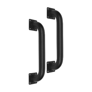 Pasamanos cuadrados para escaleras negras mate para interiores, pasamanos para porche al aire libre, tirador <span class=keywords><strong>de</strong></span> <span class=keywords><strong>puerta</strong></span> - Product Image 2
