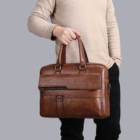 IStapromo Gifts - Maletín de Negocios de PU de Alta Calidad para Hombre, Maletín Portátil, Bolsa de Mensajero para Oficina y Uso Manual