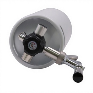 Dispensador de Bebidas Caseras de Acero Inoxidable, <span class=keywords><strong>Barril</strong></span> para Refrescos de 3.8L de Pared Simple +BL02A - Product Image 5