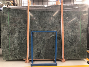 Marbre Verde Alpi, prestigieux marbre italien vert foncé avec de spectaculaires veines blanches - Product Image 4