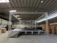 Scène modulaire portable en aluminium, passerelle, système modulaire, scène de concert, piste de danse, scène à assembler pour les événements de DJ