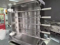 Poulet Brésilien BBQ Kebab Rôtissoire Grill Machine pour Maison Restaurant Cuisine Poulet Rôtissoire Four À Gaz