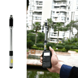 Antena de Radio Telescópica de Mano de 144/430 MHz, Antena de Walkie Talkie de Doble Banda para Comunicación al Aire Libre - Product Image 1