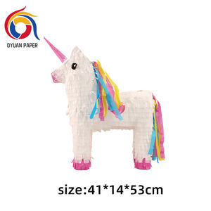 <span class=keywords><strong>Pinata</strong></span> <span class=keywords><strong>licorne</strong></span> rose pour fête d'anniversaire pour enfants pour les fournitures de fête de Fiesta amusantes - Product Image 5