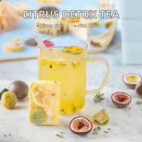 Mélange d'agrumes lyophilisés : Citron, Orange Verte, Fruit de la Passion – Thé Minceur Enrichi en Vitamines – Sachets de Thé Naturel en Vrac