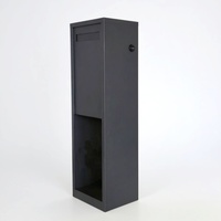 Boîte aux lettres extérieure en acier étanche antivol conception autoportante pour maison jardin appartement utilisation serrure à combinaison enduit de poudre