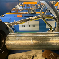 Machine de rétrécissement et d'expansion de tuyaux à double station pour raccords de tuyaux hydrauliques, tuyaux de serre et tuyaux d'échafaudage