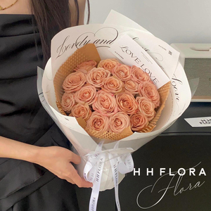 Thời trang Internet người nổi tiếng đơn giản tiếng Anh Thư bó hoa hoa tươi nghệ thuật hoa cửa hàng giấy bao bì giấy - Product Image 5