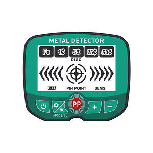 Détecteur de métaux souterrain avec Discrimination de Fer, Écran LCD, Équilibre au Sol, Étanchéité IP68, Sensibilité de 10 pouces pour Or/Argent - Product Image 4