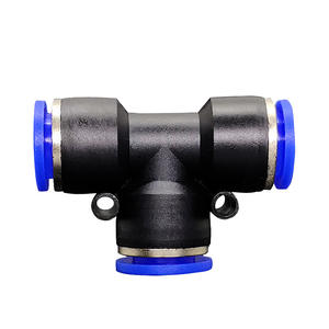 High-Pressure Pneumatic <b>Connectors</b> <b>Quick</b> <b>Connectors</b> Reducers in PG PW Y PEG T Types Dade Tee for Various Applications - Product Image 4