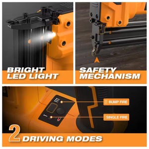 Pistola sparachiodi ricaricabile <span class=keywords><strong>Freeman</strong></span> F30 sparachiodi al litio dritta sparachiodi per la lavorazione del legno uso domestico - Product Image 3