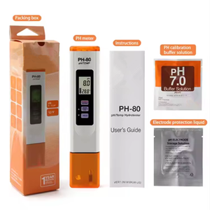 เครื่องวัดค่า PH/อุณหภูมิแบบดิจิตอล Xtester-PH-80 พร้อมฟังก์ชันปรับเทียบอัตโนมัติ เครื่องทดสอบคุณภาพน้ำ PH-80 - Product Image 4