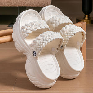 <strong>Women's</strong> Summer Fashion Fairy Style Platform Sandals Wholesale Flat Two-Wear <strong>for</strong> Slippers Thick-Sole Height Increasing Feature - Product Image 6