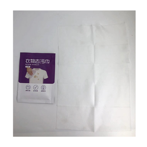 Logotipo personalizado mancha removedor toalhetes biodegradáveis roupas desengordurantes limpeza toalhetes - Product Image 4