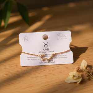 Bracelet en acier inoxydable Taurus avec diamants, style minimaliste, à porter tous les jours, unisexe - Product Image 3