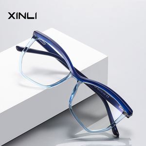 กรอบแว่นตาดีไซน์ใหม่ XINLI2161 แฟชั่นกรองแสงสีฟ้าสำหรับผู้หญิง - Product Image 1