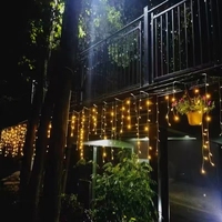 Guirlandes LED professionnelles personnalisées, prise US, étanches IP44, blanc chaud, pour décoration extérieure de Noël, de mariages et de festivals