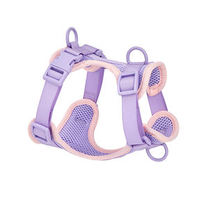 犬用犬用犬用調節可能なポリエステルペットハーネスベストマルチカラーコンフォートメッシュ小型中型大型猫子犬犬用 - Product Image 3