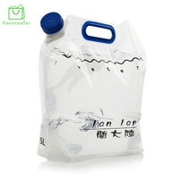 Sac à bec avec bec verseur, boisson personnalisée, 5 litres, debout, en Aluminium biodégradable, sac d'eau pliable liquide de 10ml