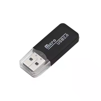 CR43 Todo en Uno USB 2,0 Micro TF SD MS MMC Lector de Tarjetas de Memoria Flash Lector de Tarjetas Portátil para Coche
