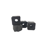 Briquettes de charbon de bois pour barbecue en forme de cube creux, allumage instantané, bois de fruit naturel, sans fumée, faible teneur en cendres, sans goût, longue durée de combustion