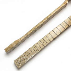Manico per <span class=keywords><strong>Chitarra</strong></span> Elettrica All'Ingrosso TL 21 Tasti, Acero Fiammato Tigrato, Sostituzione Naturale Lucida a Forma di <span class=keywords><strong>C</strong></span> - Product Image 2