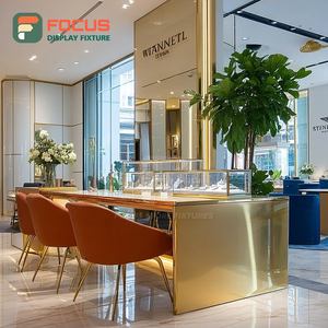 High Visibility Jewelry Store Display Furniture Laminated Finish Mall Counter Jewelry Cabinet - Product Image 4