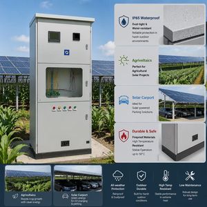 Gabinete Conectado a la Red, Caja de Distribución para Carport Solar con Protección IP65 para Sistemas Solares Agrícolas y de Estacionamiento - Product Image 1
