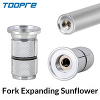 TOOPRE Expanding Sunflower Aluminium Alloy Carbon Fiber Bicycle Front Fork Bolt-Type Headset Core untuk Sepeda Gunung dan Sepeda Jalan Raya